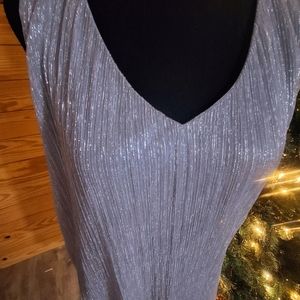 Shimmer, tank top. Classy dressy blouse. Size 2x